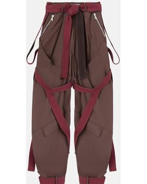 The Attico Pantaloni Lunghi - Rosso