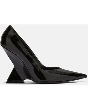 The Attico ''cheope'' Black Pump - White