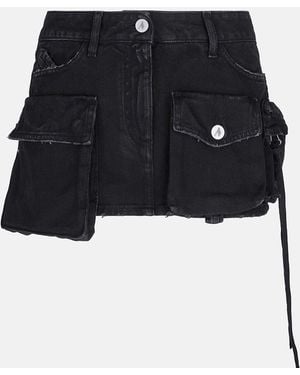The Attico Fay' Mini Skirt - Black