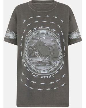 The Attico Tops&Shirts Gend - Gray