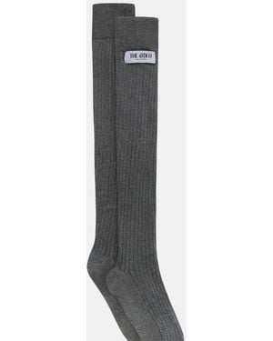 The Attico Long Socks - Grey