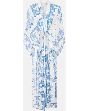 The Attico Light And Maxi Dress - Blue