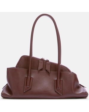 The Attico La Passeggiata Small' Top Handle - Brown