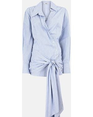 The Attico Light And Mini Dress - Blue