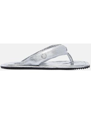 The Attico Indie' Flat Thong - White