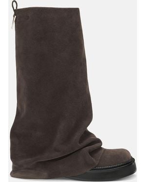 The Attico Robin' Combat Boot - Black
