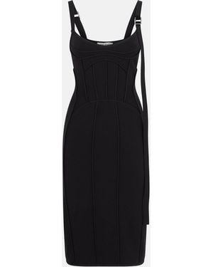 The Attico Midi Dress - Black