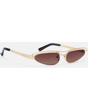 The Attico And Sunglasses - Brown