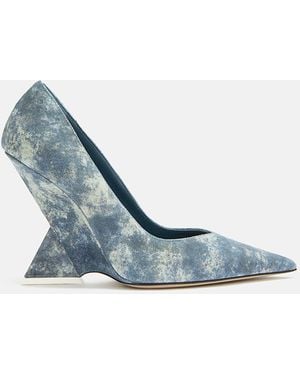 The Attico Cheope' Pump - Blue