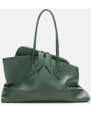 The Attico La Passeggiata Medium' Top Handle - Green