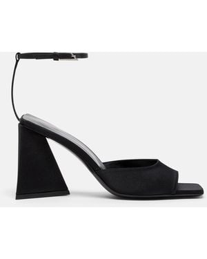 The Attico ''piper'' Black Sandal - White