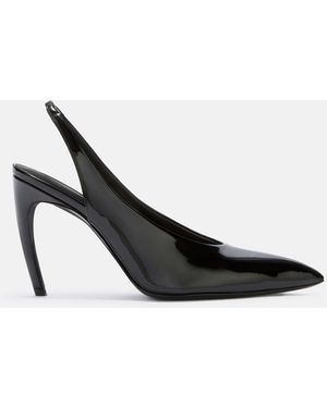 The Attico Slingback 'Viper' - Nero