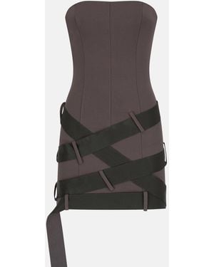 The Attico Mini Dress - Gray