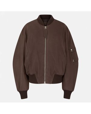 The Attico 'Anja' Bomber - Brown