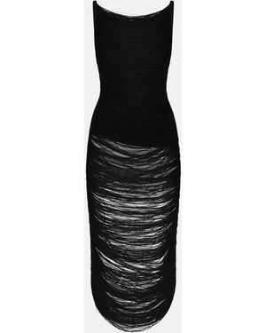 The Attico Midi Dress - Black