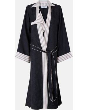The Attico And Long Coat - Black