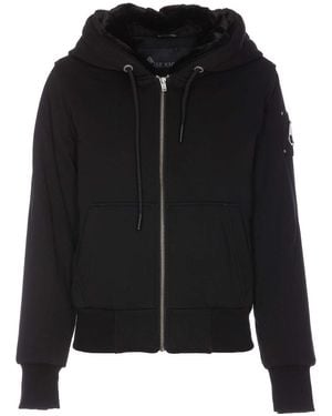 Moose Knuckles Bunny Classic Zip Sweatshirt - Black