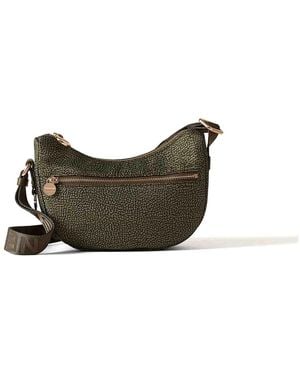 Borbonese Hobo Luna Mini Shoulder Bag - Green