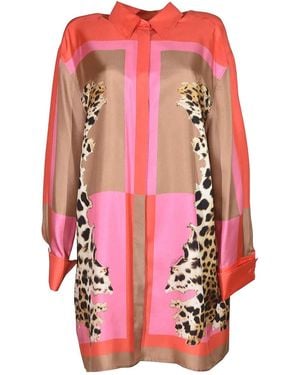 Roberto Cavalli Dresses Coral - Pink