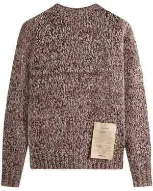 Ballantyne Wool And Alpaca Blend Sweater - Brown