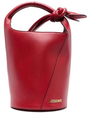 Jacquemus Red 'le Petit Tourni' Bag