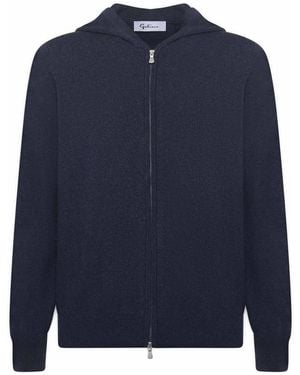 Giuliano Galiano Felpa Con Zip - Blu