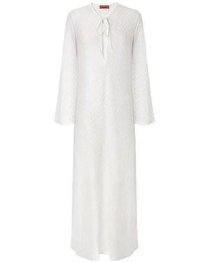 Missoni Long Cover Up - White