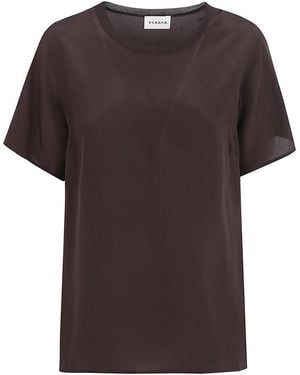 P.A.R.O.S.H. Blusa Sweet26 - Marrone