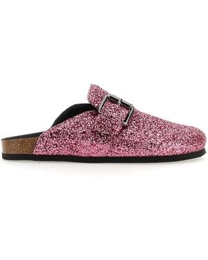 Philosophy Di Lorenzo Serafini Glittered Mules - Purple