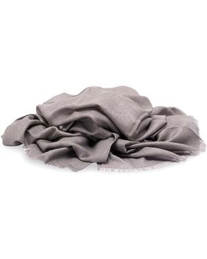 Brunello Cucinelli Sparkling Scarf - Gray