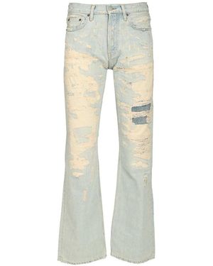 Acne Studios Jeans Effetto Riparato - Grigio