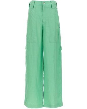 Stella McCartney Twill Trousers - Green