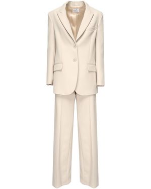 Scarlett Poppies Single-Breasted Blazer Suit - Natural