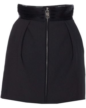 Elisabetta Franchi Mini Skirt - Blue