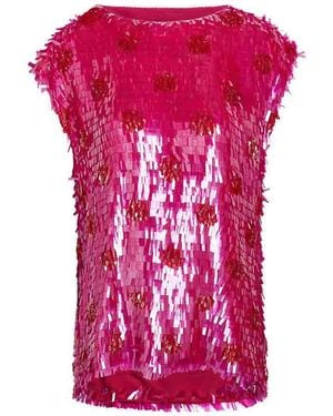 Dries Van Noten Top Cuzco Fuchsia - Pink