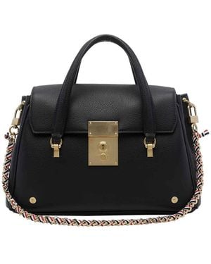 Thom Browne Small Bolton Handbag - Black
