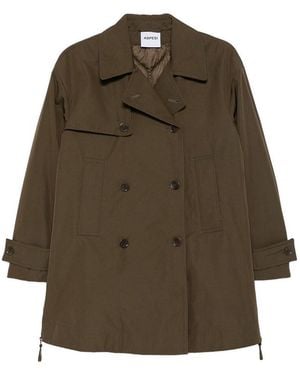 Aspesi Trench Coat Militare - Marrone
