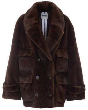 S.w.o.r.d 6.6.44 Faux Fur Coat - Purple