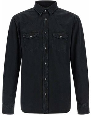 Tom Ford Western Shirt - Blue