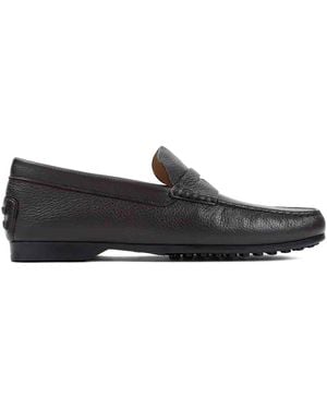 Tod's Leather Loafers - Black