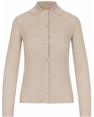 Max Mara Fitted Cardigan - Natural
