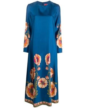 La DoubleJ Long Dress - Blue