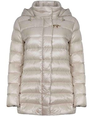 Fay Down Jacket Made Of Nylon - Gray