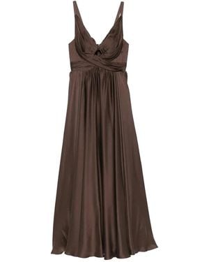 Zimmermann Vestido Largo - Marrón