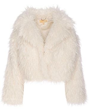MICHAEL Michael Kors Faux Fur Jacket - White