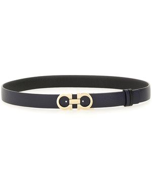 Ferragamo Gancini Belt - White