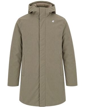 K-Way Thomas Warm Hooded Jacket - Gray