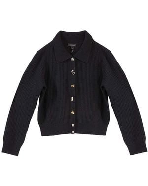 Marc Jacobs Cableknit Charm Cardigan - Blue