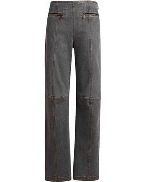 Etro Straight Leg Jeans - Grau