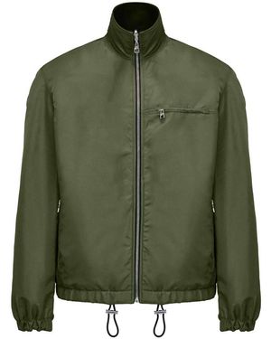 McQueen Khaki Logo Bomber Jacket - Green